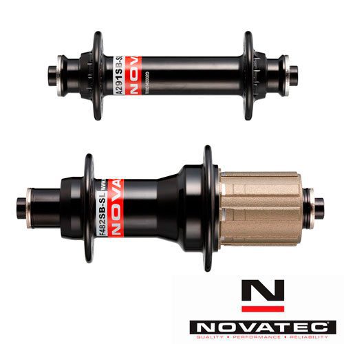 Novatec Superlight hubs | light good value | Strada Hand Built Wheels