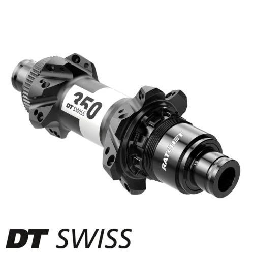 an image showing a DT Swiss 350 CL straight pull bicycle rear hub