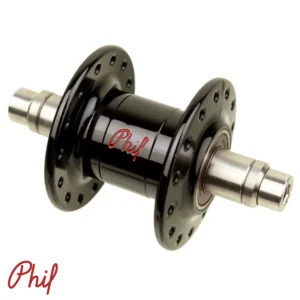 a picture of a Phil Wood Front Brompton Bicycle hub in Black