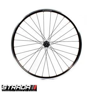 A winter training rim brake rear wheel by Strada